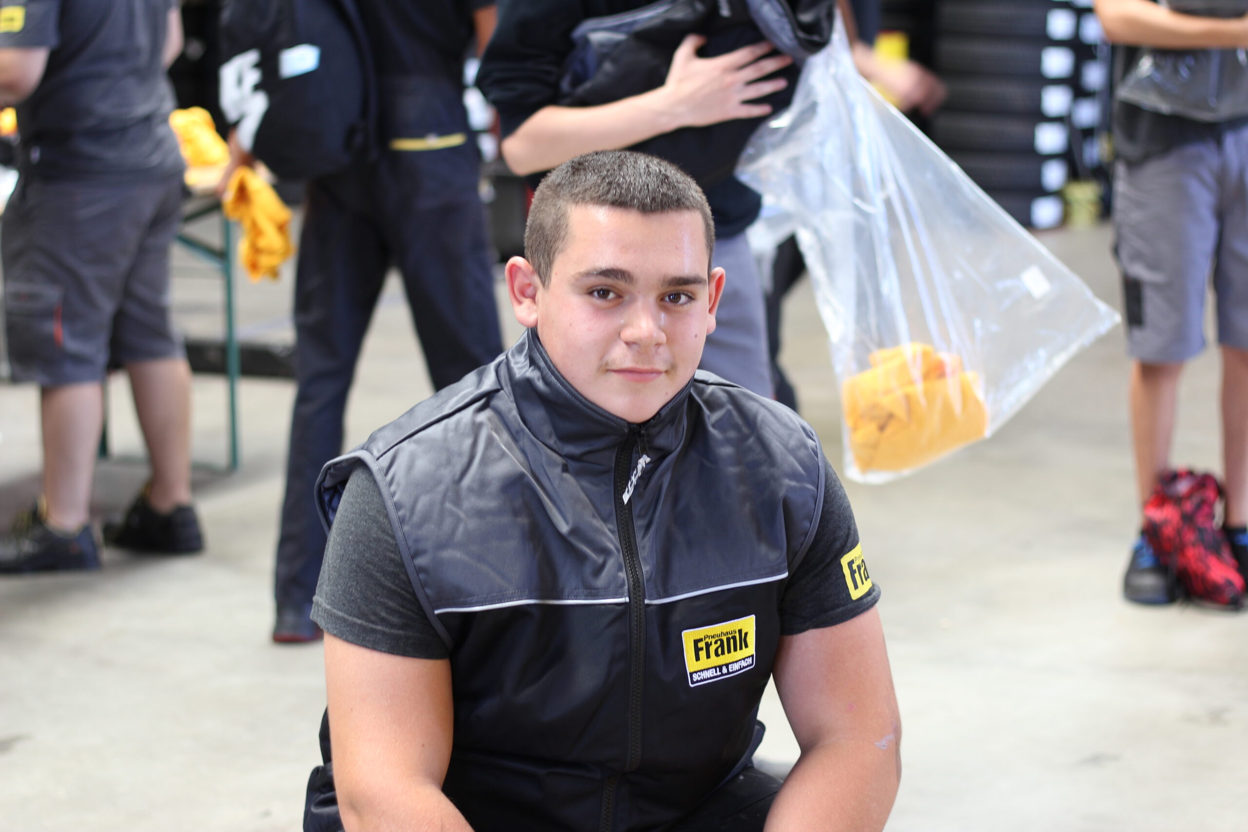Lernender in der Werkstatt